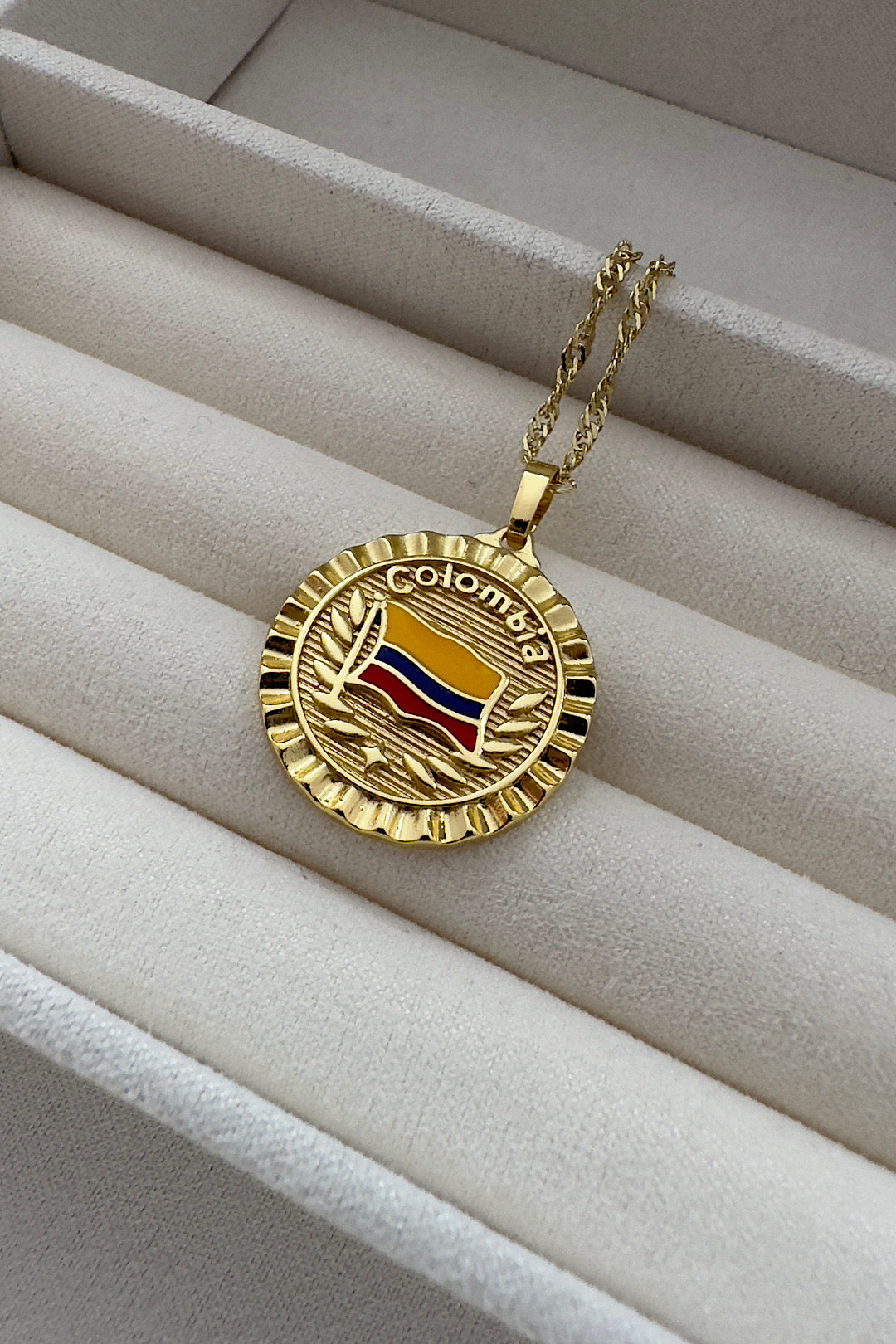 Colombia flag Necklace